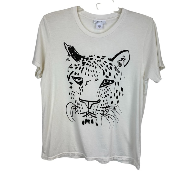 Clare V Anthropologie Collab Jaguar Tee Size S - Picture 11 of 11